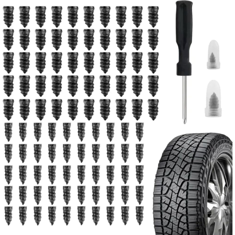 Tire Repair Vacuum Rubber Nails Kit