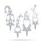 Metal Garden Art - Gnomes Silhouette