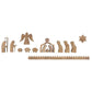 Christmas Calendar Desktop Ornament Home Decoration Jesus Decoration
