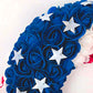 Red White and Blue Roses Patriot Wreath