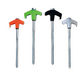 8" Screw in Tent Stakes - Ground Anchors Screw in