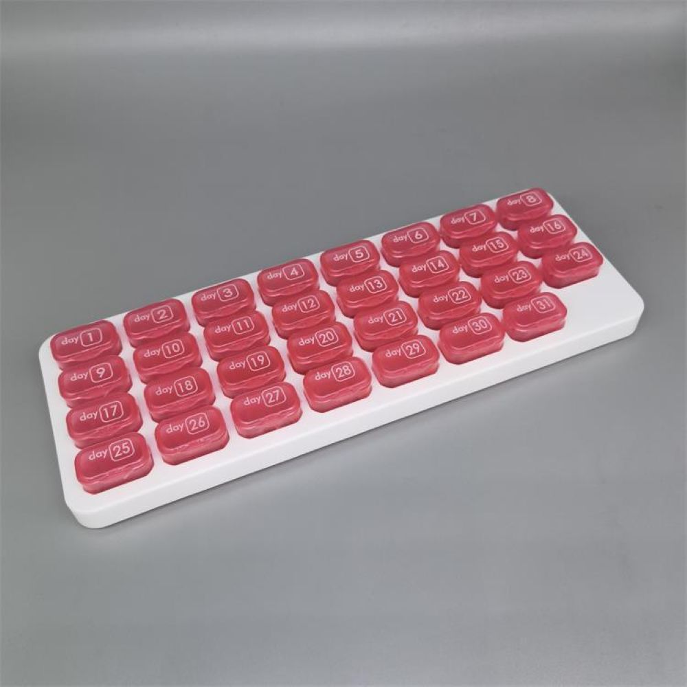 31-Day Detachable Monthly Pill Organizer
