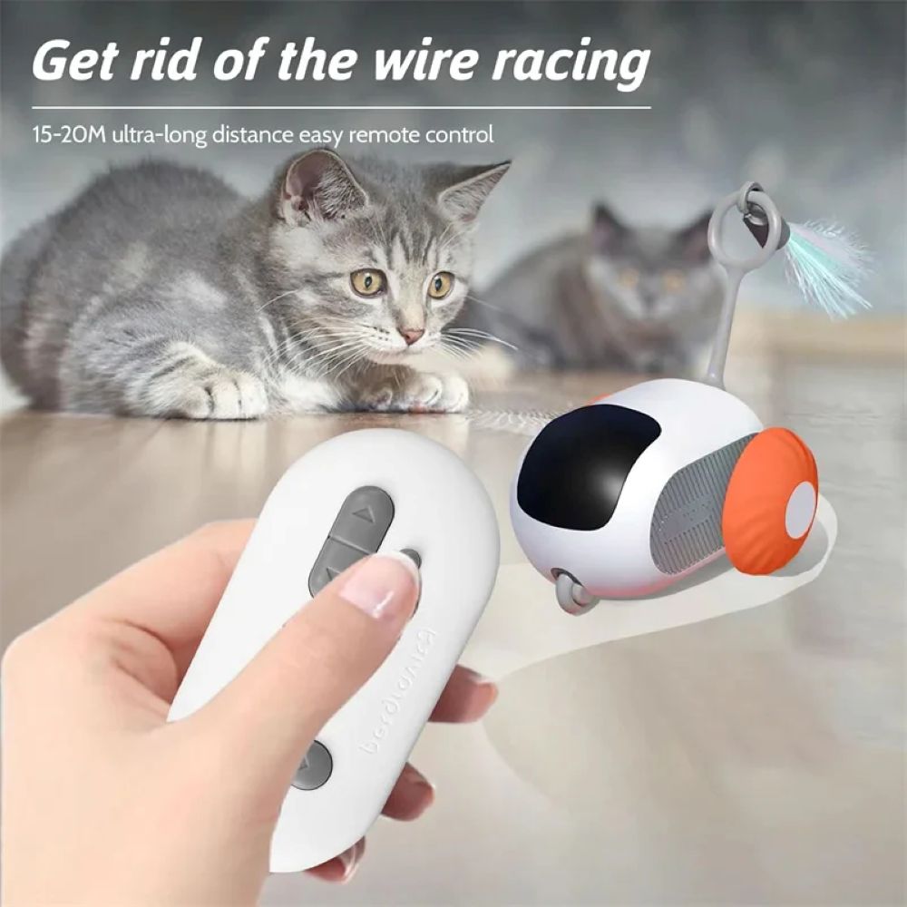 Smart Interactive Remote Control Toy Car For Cats