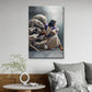 Jesus Protects The Lamb From Wolves - D377 - Gallery Wrapped Canvas Prints