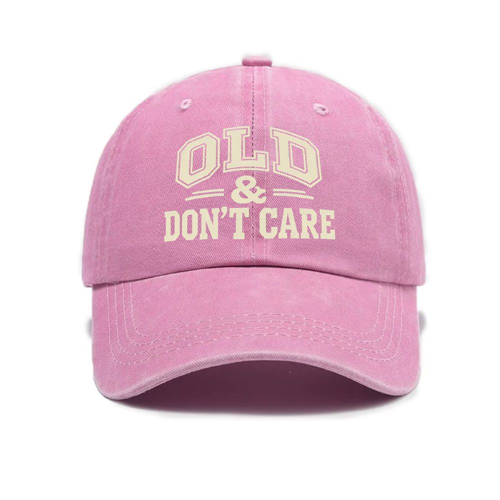 Vintage Distressed "OLD & DON'T CARE" Cap