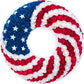Red White and Blue Roses Patriot Wreath
