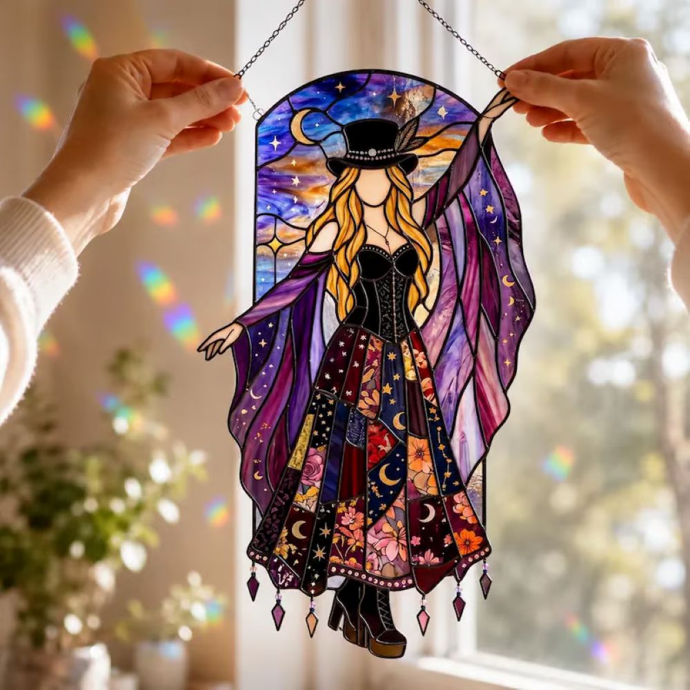Handmade Stained Spinning Suncatcher
