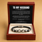 Infinity Name Bracelet - For the Man Who Holds Us Together