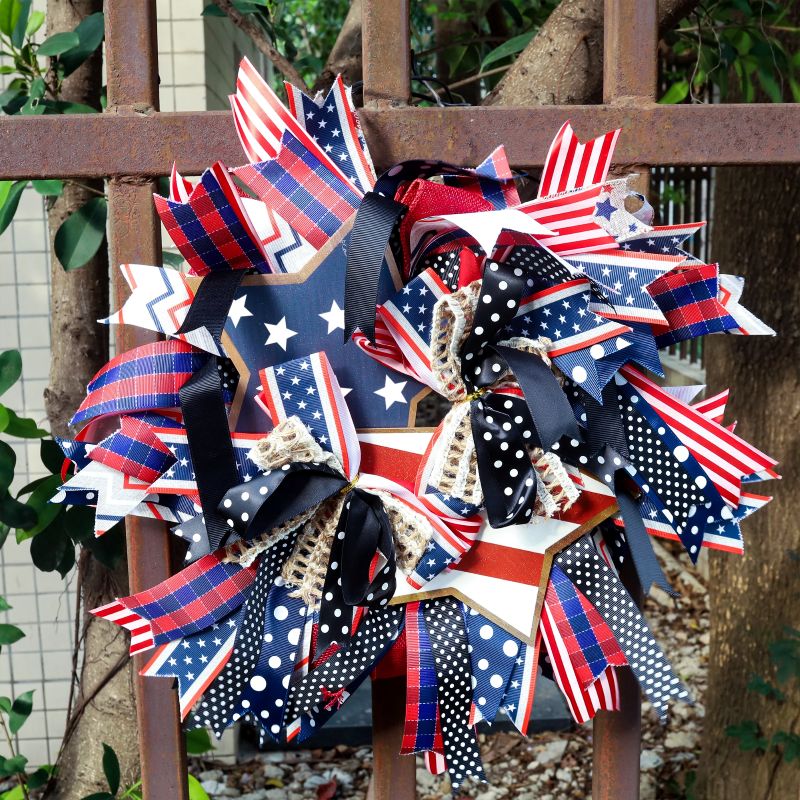 American Patriotic Star Wreath