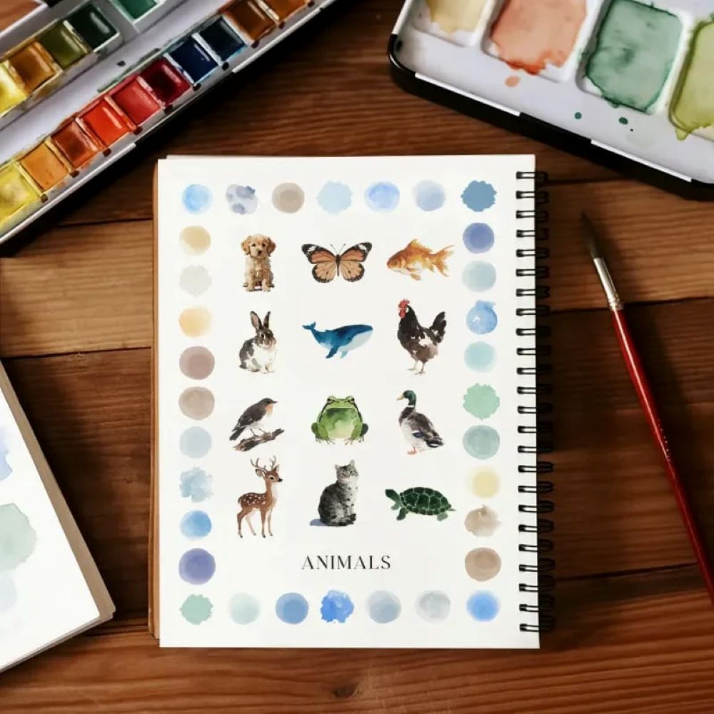 Beginner-Friendly - Watercolor Workbook