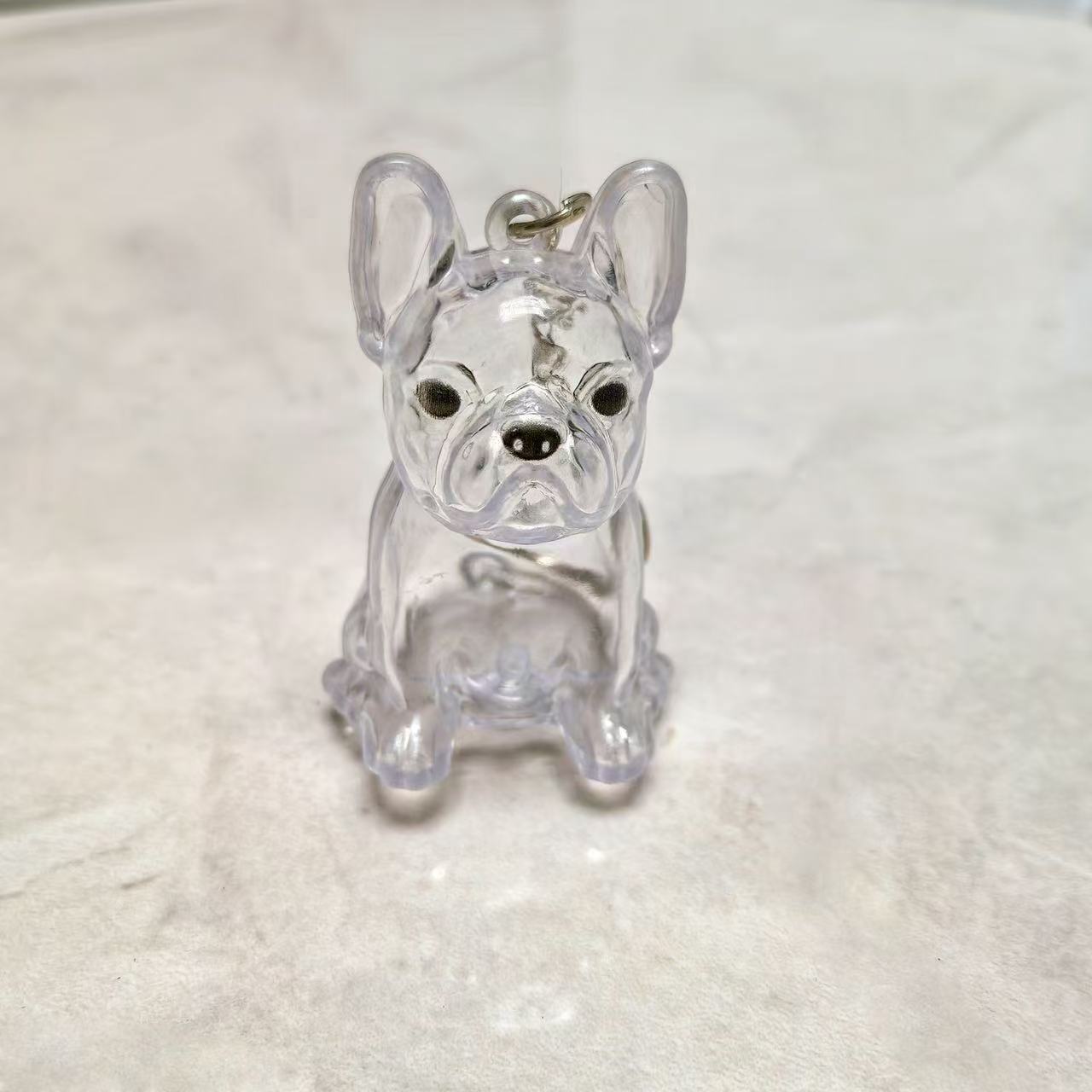 Dog Hair Collector Keychain Charm Memorial Storage Box
