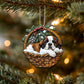 Saint Bernard In Mini Baskets Ornament - MB013