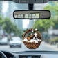 Saint Bernard In Mini Baskets Ornament - MB013