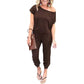 Plus Size Off-Shoulder Romper – Comfy Summer Jumpsuit