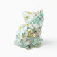 Handmade Natural Crystal Gemstone Sitting Cat