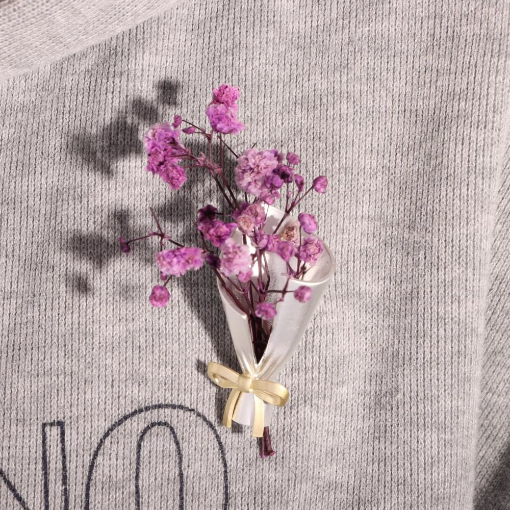 Real Flower Keepsake Brooch