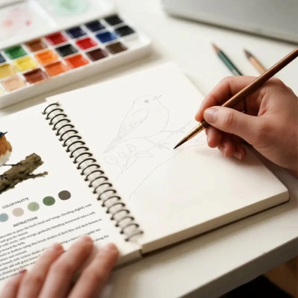 Beginner-Friendly - Watercolor Workbook