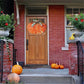Farmhouse Pumpkin Wreath For Front Door