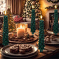 Christmas Tree LED Taper Candles Flickering with Remote Timer