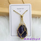 Crystal Stone Holder Necklace