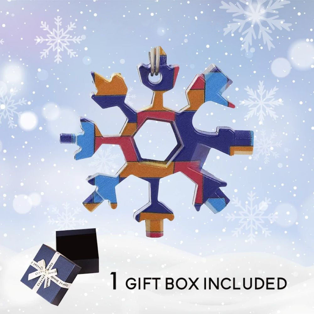 Snowflake - MultiTool 18-in-1 Stainless Steel Portable For Outdoor Adventure