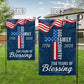 250 Years of Blessing God 1776 2026 Patriotic Flag