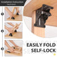 Heavy-Duty Folding Brackets with 90° Lock – Space-Saving Steel Hinges