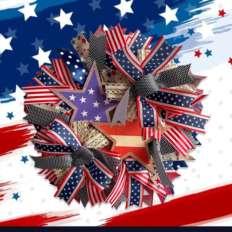 American Patriotic Star Wreath