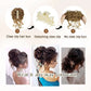 Messy Bun Hair Piece for Women – Claw Clip Fake Hair Bun Extension Natural Ponytail Hairpiece