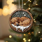 Rhodesian Ridgeback In Mini Baskets Ornament - MB016
