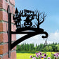 Happy Halloween Pumpkin Metal Hanging Bracket Plant Stand PS146