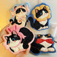 Adorable Cat Hand Towels - Blue Candy Cat