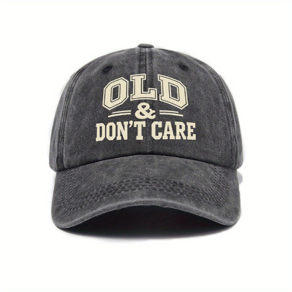 Vintage Distressed "OLD & DON'T CARE" Cap