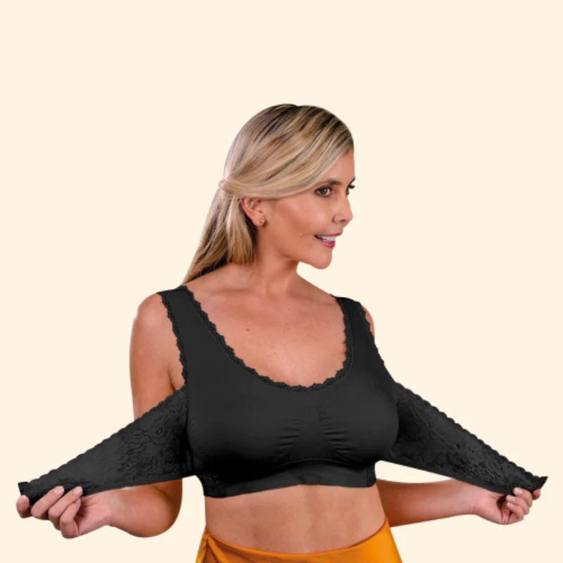 Comfy Corset Bra Front Cross Side Buckle Lace Bras