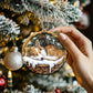 Rough Collie In Mini Baskets Ornament - MB017