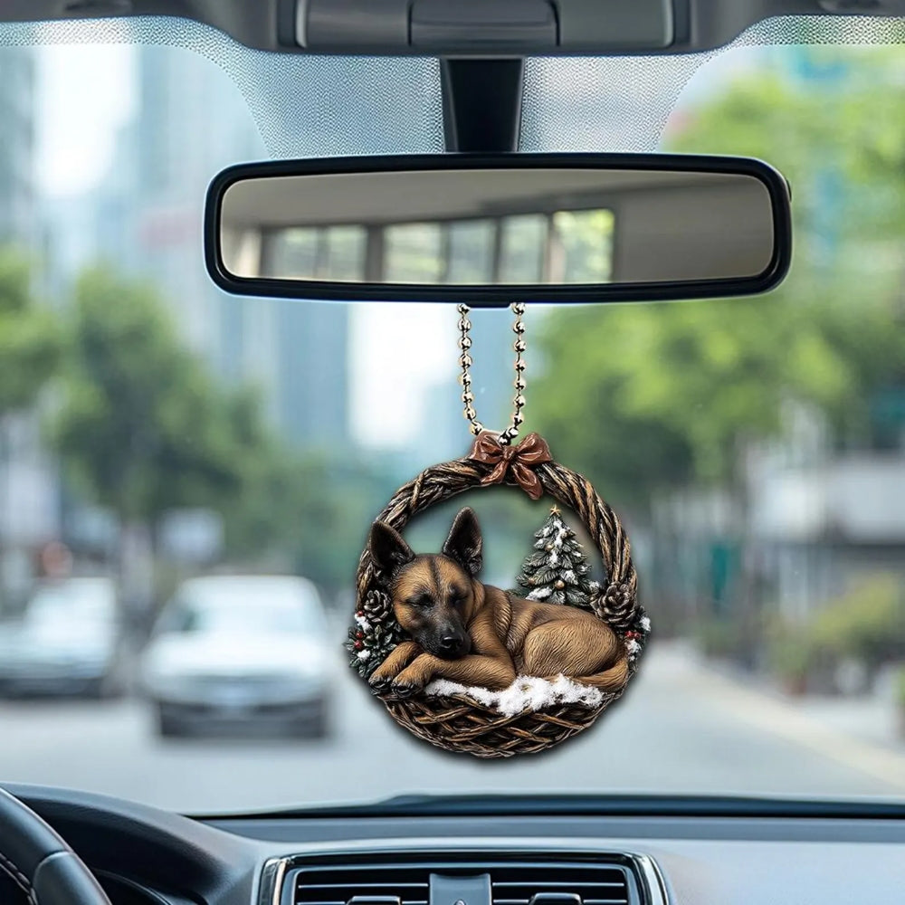 Belgian Malinois In Mini Baskets Ornament - MB018