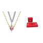 Heart Sword Pendant Necklace