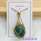 Crystal Stone Holder Necklace
