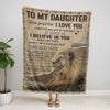 To My Daughter - From Dad - A933 - Premium Blanket