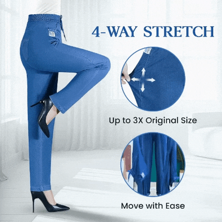 ComfiJeans - LAST DAY 70% OFF - High Waist Ultra-Stretch Mom Jeans