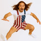 American Flag Overalls
