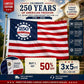 250th Anniversary USA Commemorative Flag (3x5 Ft)