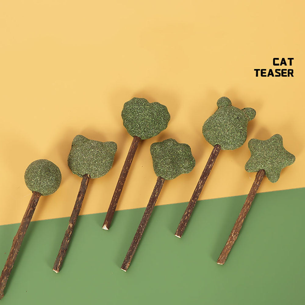 Mint Catnip Dental Chew Stick – Natural Silvervine Teething & Breath Freshening Cat Toy