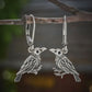 "Nevermore" Raven Leverback Earrings
