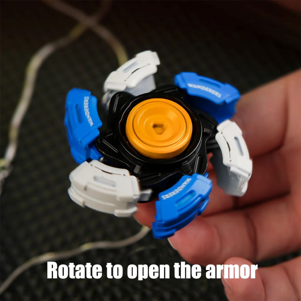 Stainless Steel Mecha Fidget Spinner
