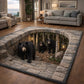 Rustic Guardian - 3D Illusion Area Rug  - H653