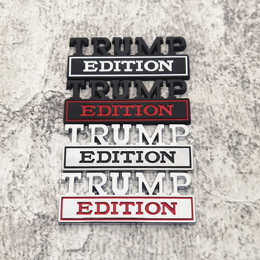 Trump Edition - Emblem Sticker Badge, Funny Decals for Car, Truck, SUV, Motorcycle - TE022