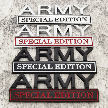 Army Special Edition - Emblem Sticker Badge, Funny Decals for Car, Truck, SUV, Motorcycle - TE019