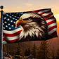 Patriotic Eagle American Flag - C033