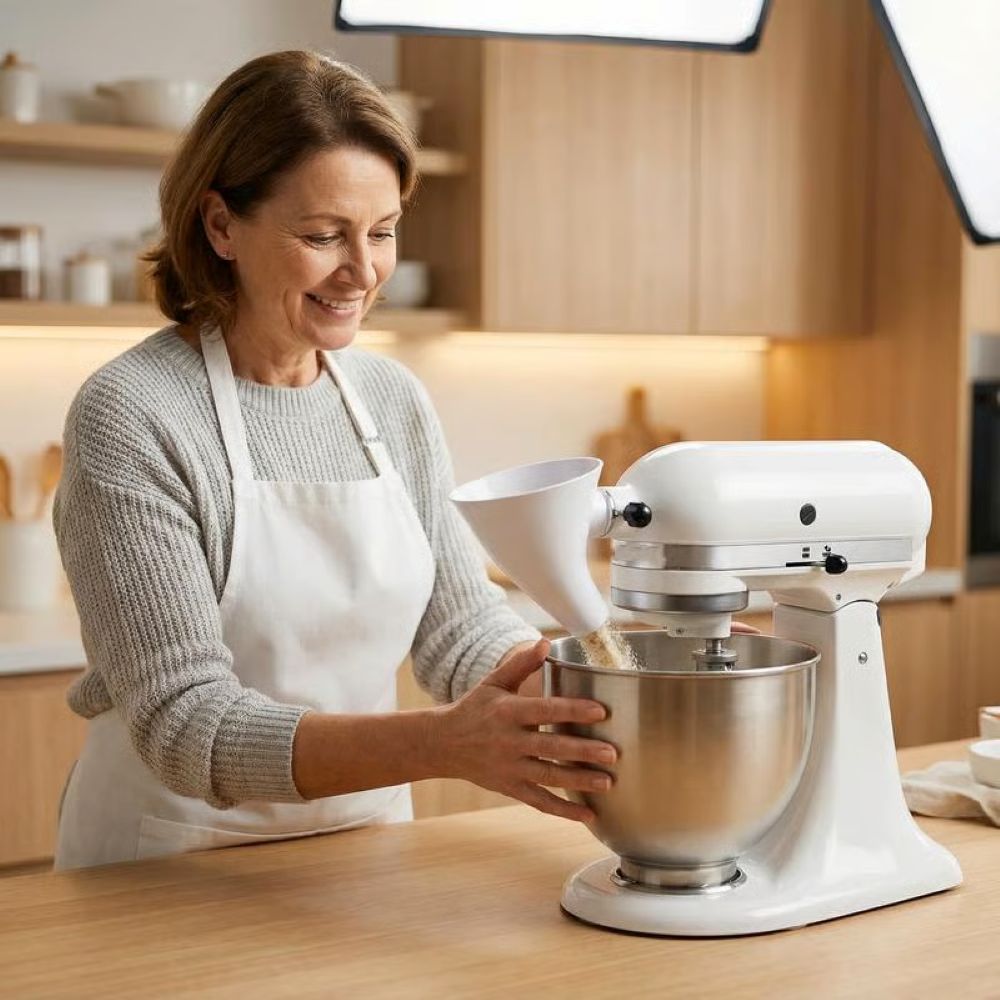 Flour Funnel For Kitchen Stand Mixer